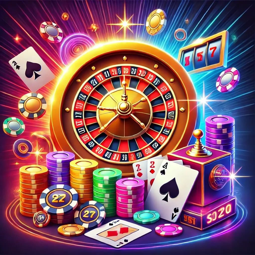 Antarmuka slot online dangdut4d dengan tema neon cyber